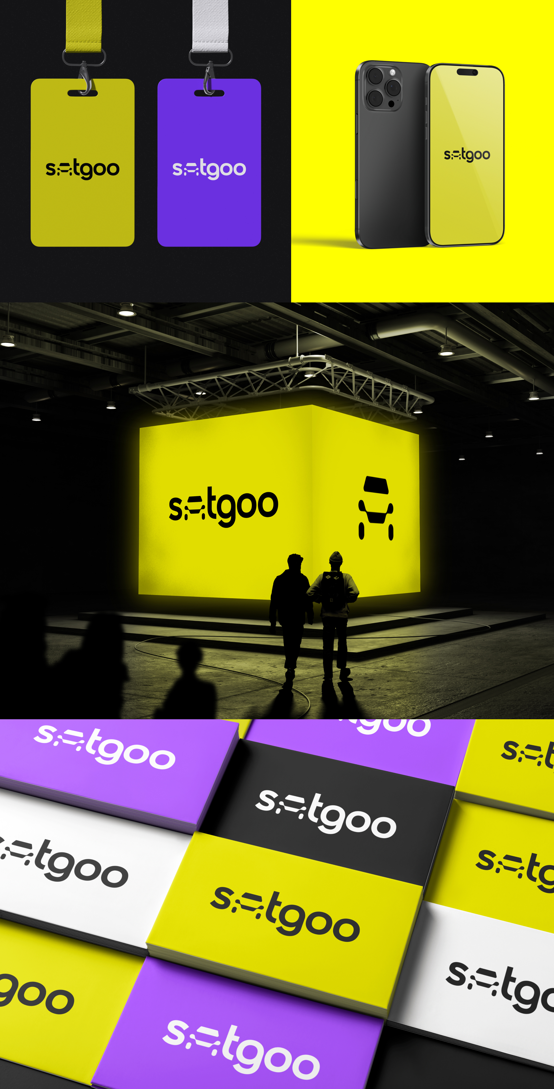 From brand naming and visual identity development to logo design and social media communication, we built the creative foundation for Satgoo, establishing a distinctive brand language ready to grow across digital platforms and future brand applications